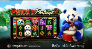 Wesoła panda powraca w drugiej części gry Panda’s Fortune 2 od Pragmatic Play